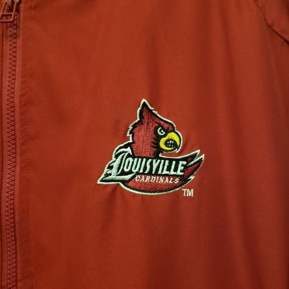 Vintage Louisville Cardinals Jacket Mens Large College University NCAA Colosseum - Picture 3 of 10